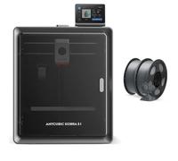 Paquete Anycubic PLA Plus 2 kg Gris + Impresora 3D Anycubic Kobra S1, Impresión Multicolor de Alta Velocidad 600 mm/s