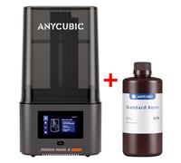 Paquete Anycubic Resina Estándar 1kg y Photon Mono 4 Ultra Impresora 3D Resina, Pantalla Mono LCD 7” 10K con Fuente de Luz COB Velocidad Máxima 120mm/h, 6.04“ x 3.42“ x 6.49”