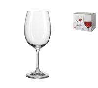 Paquete Bohemia De 6 Copas De Vidrio Modelo Lara Flut Con Capacidad De 35 Cl