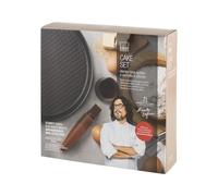 Paquete burgués molde y cepillo de silicona para tartas