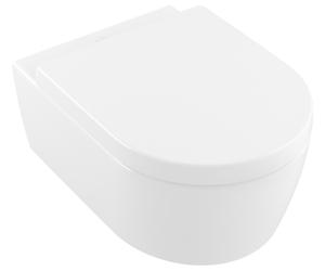 Paquete combinado Avento de Villeroy & Boch, inodoro suspendido con asiento de inodoro, DirectFlush, suspendido, salida horizontal, 370x530x315mm, 5656HRR1, Color: Cerámica Blanca