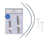Paquete combinado de encaje corto TWIST de ChiaoGoo, 5+8 cm, 3,75 mm, 1 unidad