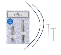 Paquete combinado de encaje corto TWIST de ChiaoGoo, 5+8 cm, 4,00 mm, 1 unidad