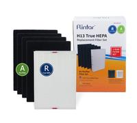 Paquete combinado de filtros de repuesto Flintar HPA100 H13 True HEPA A/R compatible con purificadores de aire Honeywell HPA100 HPA094 HPA3100 HP