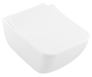 Paquete combinado de inodoro Collaro de Villeroy & Boch, rectangular, suspendido, DirectFlush, salida horizontal, 375x560x340mm, 4626RSR1, Color: Cerámica Blanca