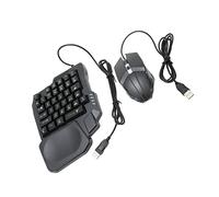 Paquete combinado de juego móvil 4 en 1 con convertidor de teclado y soporte ajustable para teléfono para Android Harmony IOS10 0 13 3 FPS Games Bluetooth conexión por cable sin latencia Plug Play
