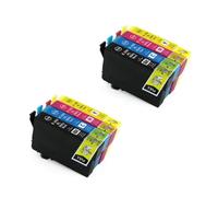 Paquete Combinado de Repuesto Compatible con Cartuchos de Tinta 202XL para impresoras T202XL XP-5100 WF-2860(2SET)