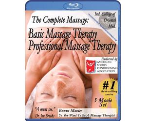 Paquete completo de masaje más libro de trabajo: terapia de masaje básica y profesional más película de bonificación gratuita Así que quieres ser un terapeuta de masaje (3 películas/1 manual) [Blu-ray [Blu-ray]