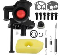 Paquete completo de repuesto de carburador modelo 795477 diseñado para adaptarse a múltiples motores, incluyendo el conocido 09J000