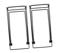 Paquete con 2 soportes de panel solar de acero al carbono resistentes para camping y paseos con diseños de instalación rápida, soporte plegable para panel solar