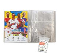 Paquete con Match Attax Champions League 2023/24 EXTRA - Tarjetas comerciales - 1 carpeta de colección vacía + fundas exclusivas Collect-it