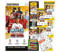 Paquete con Match Attax CL 2024/25 Trading Cards 1 Starter + 5 Booster + Fundas exclusivas Collect-it
