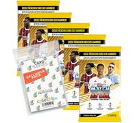 Paquete con Match Attax CL 2024/25 Trading Cards 5 Booster + Fundas exclusivas Collect-it