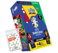 Paquete con Match Attax UEFA Euro 2024 Germany - 1 caja de lata Hot Shots + fundas exclusivas Collect-it
