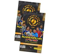 Paquete con Panini FIFA Club World Cup 2025 - Tarjetas coleccionables de la Copa Mundial del Mundo - 2 sobres + tarjeta de cumpleaños exclusiva