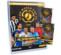 Paquete con Panini FIFA Club World Cup 2025 - Tarjetas coleccionables del Mundial de la Copa Mundial - Selección + Tarjeta de cumpleaños exclusiva (1 carpeta + 2 refuerzos)