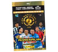 Paquete con Panini FIFA Club World Cup 2025 - Tarjetas coleccionables del Mundial Mundial de la Copa Mundial - Selección + Tarjeta de cumpleaños exclusiva (1 principiante)