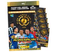 Paquete con Panini FIFA Club World Cup 2025 - Tarjetas coleccionables del Mundial Mundial - Selección + Tarjeta de cumpleaños exclusiva (1 Starter + 5 Booster)