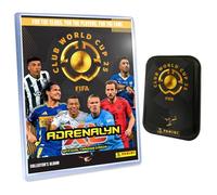 Paquete con Panini FIFA Club World Cup 2025 - Tarjetas de trading del Mundo - 1 carpeta + 1 lata de lata + tarjeta de cumpleaños exclusiva