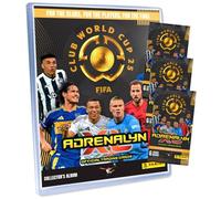 Paquete con Panini FIFA Club World Cup 2025 - Tarjetas de trading del Mundo - 1 carpeta + 3 sobres + tarjeta de cumpleaños exclusiva
