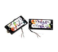 Paquete con piezas de guitarras electrónicas, mejora de la pastilla para modelos de guitarras eléctricas, puente de cuello de alta potencia, guitarra de repuesto