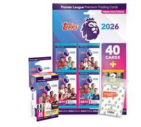 Paquete con topps - Premier League 2025/26 Trading Cards + fundas exclusivas Collect-it (1 blíster + 1 multipack)