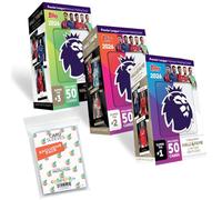 Paquete con topps - Premier League 2025/26 Trading Cards - Las 3 cajas Super Tin diferentes + fundas exclusivas Collect-it