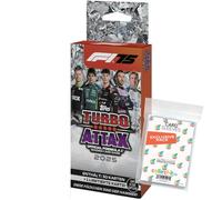 Paquete con topps - Turbo Attax Fórmula 1 2025 - Tarjetas comerciales - 1 blíster + fundas exclusivas Collect-it