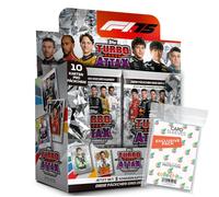 Paquete con topps - Turbo Attax Fórmula 1 2025 - Tarjetas comerciales - 1 pantalla (24 Booster) + fundas exclusivas Collect-it