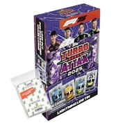 Paquete con topps - Turbo Attax Fórmula 1 2025 - Tarjetas comerciales + fundas exclusivas Collect-it (1 caja Mega Tin (selección al azar)