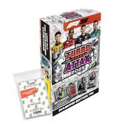 Paquete con topps - Turbo Attax Fórmula 1 2025 - Tarjetas comerciales + fundas exclusivas Collect-it (1 Mega Tin Diamond)