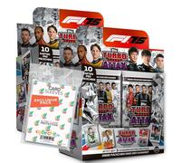 Paquete con topps - Turbo Attax Fórmula 1 2025 - Trading Cards + fundas exclusivas Collect-it (2 pantallas (48 Booster))