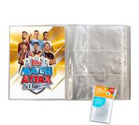 Paquete con UCC Match Attax Champions League 2026/27 Trading Cards - 1 carpeta vacía + fundas exclusivas Collect-it