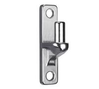 Paquete de 1/2/4 bisagras para valla de cadena para exteriores, portátiles, resistentes, diseños de montaje en pared de acero inoxidable con bisagras, pin para valla al aire libre