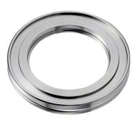 Paquete de 1 brida en blanco perforada al vacío ISO-K DN 100, orificio de 4,25 pulgadas, brida tipo abrazadera de garra soldada, acero inoxidable 304L(ISO63x63.5)