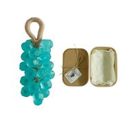 Paquete de 1 caja de regalo de jabón de uva empaquetado en papel para vivir, solución de regalo sostenible, juego de regalo de jabón