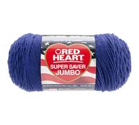 Paquete de 1 hilo gigante Super Saver de Red Heart Soft Navy de 2232 pies