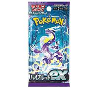 Paquete de 1 juego de cartas Pokemon TCG japonés escarlata y violeta SV1V Violet ex (5 cartas por paquete)