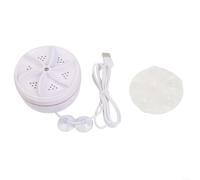 Paquete de 1 lavadora portátil, turbo para mini lavadora y limpiador de lavavajillas con ventosas, ahorro de agua ABS para calcetines, ropa interior, dormitorio de viaje, RV