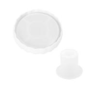 Paquete de 1 molde de silicona apto para alimentos con hermoso diseño estriado, ideal para crear platos de frutas, chocolate y gelatina, molde de silicona multiusos