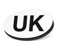 Paquete de 1 o 2 pegatinas magnéticas para coche del Reino Unido para Europa - Pegatinas GB para viajes en coche - Imán de coche del Reino Unido - Tamaño reglamentario - Resistente a la intemperie y a