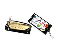 Paquete de 1 pastilla de posición de cuello y puente para guitarras, guitarra eléctrica en maceta, puente de cuello, pieza de repuesto