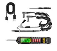 Paquete de 1 probador digital de circuito de automóvil de alta precisión que destaca la detección inteligente del coche para pruebas de resistencia de estabilidad potencial en automóviles