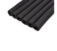 Paquete de 1 tubo de aislamiento de tubería ID de 1/4" a 1-1/4" tubo de espuma ignífugo negro(ID 1/2"xT 3/8")