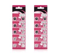 Paquete de 10/20 pilas alcalinas AG8 LR1120 de botón AG8 LR1120 para repuesto de batería electrónica pequeña