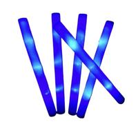 Paquete de 10/20 unidades de barras luminosas LED RGB de colores for fiestas navideñas, cumpleaños y bodas.(20pcs Blue)