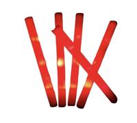 Paquete de 10/20 unidades de barras luminosas LED RGB de colores for fiestas navideñas, cumpleaños y bodas.(20pcs Red)