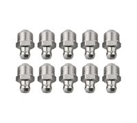 Paquete de 10 accesorios de grasa en acero inoxidable 304 para una lubricación mecánica eficiente (M10 x 1)