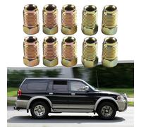 Paquete de 10 accesorios de línea de freno M10x1 0 para tubos de 3/16 pulgadas de acero galvanizado para múltiples tipos de vehículos