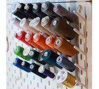 Paquete de 10 accesorios de tablero de clavijas Skadis para soportes de hilo de coser de Ikea Skadis